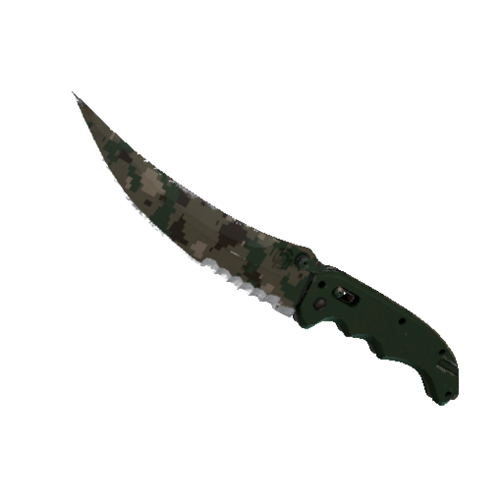 Flip Knife | Forest DDPAT  (Well-Worn)