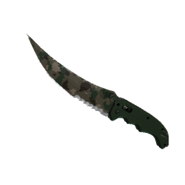 Flip Knife | Forest DDPAT  (Well-Worn)