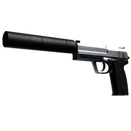 StatTrak™ USP-S | Stainless  (Well-Worn)