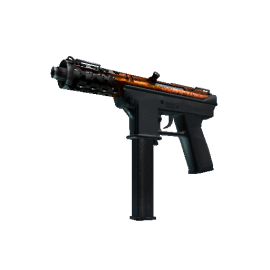 Tec-9 | Red Quartz  (Well-Worn)